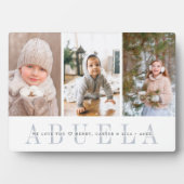 Abuela | Foto-collage voor kleinkinderen Fotoplaat (voorkant)