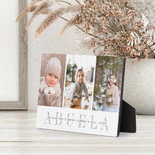 Abuela   Foto-collage voor kleinkinderen Fotoplaat