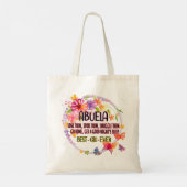 Abuela hou van hen verwen ze knuffelen ze tote bag (Achterkant)