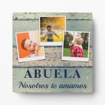 Abuela Kinder kinderen 3 Foto collage