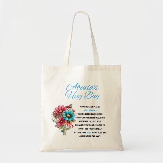 Abuela knuffeltas (Enkelvoud) Tote Bag (Voorkant)