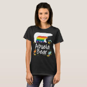 Abuela LGBT Beer Gay Lesbische Pride Regenboog Blo T-shirt (Voorkant volledig)
