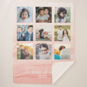 Abuela Pink Ombré Sherpa Blanket Sherpa Deken (Voorkant)