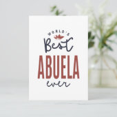Abuela RSVP Kaartje (Staand voorkant)