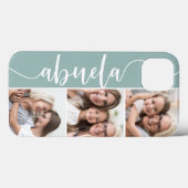 Abuela Script Grandma Photo Collage Case-Mate iPhone Case (Achterkant (horizontaal))
