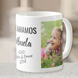 Abuela Te Amamos gepersonaliseerde foto Koffiemok