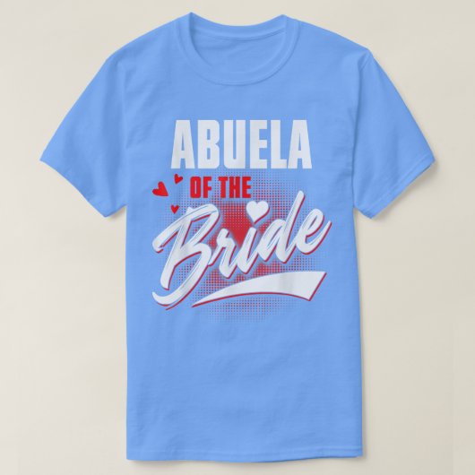 Abuela van de bruiddjestende partij t-shirt (Design voorkant)