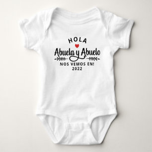 Abuela y Abuelo Spain Grandparent Baby Reopenbaars Romper