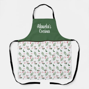 Abuela's Cocina Holly Kerstbaking oma Schort