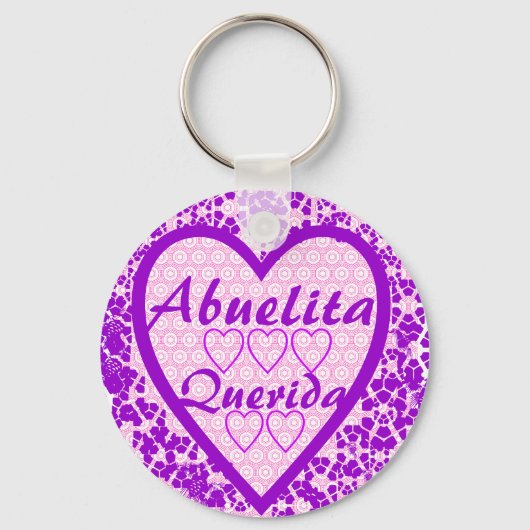 Abuelita Querida Sleutelhanger (Voorkant)