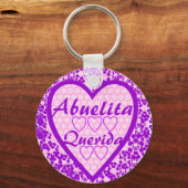 Abuelita Querida Sleutelhanger (Voorkant)