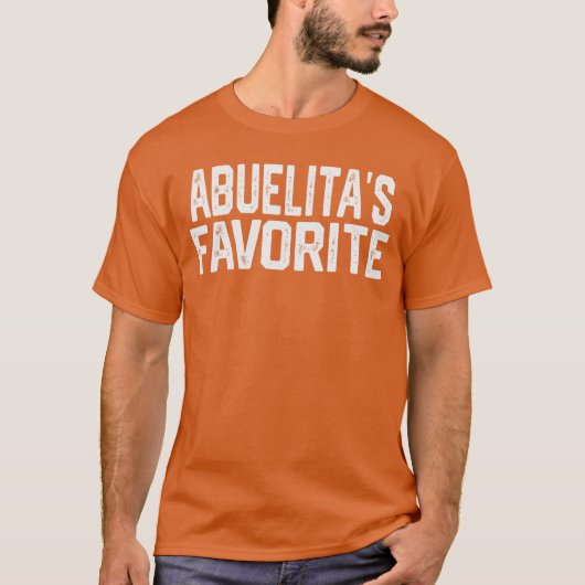 AbuelitaS Favoriete Grappige Grootouder Kleinkind  T-shirt (Voorkant)