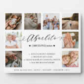 Abuelito Definition Script Photo Collage Keepomwil Fotoplaat (Voorkant)