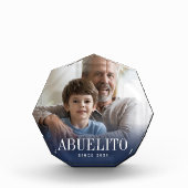Abuelito Grandpa Jaar ingesteld Fotoblokken (Voorkant)