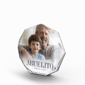 Abuelito Grandpa Jaar ingesteld Fotoblokken (Rechts)