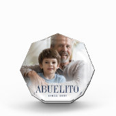 Abuelito Grandpa Jaar ingesteld Fotoblokken (Voorkant)