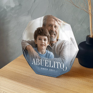 Abuelito Grandpa Jaar ingesteld Fotoblokken