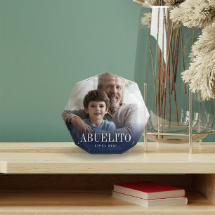 Abuelito Grandpa Jaar ingesteld Fotoblokken