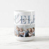 Abuelito We houden van je 4 Foto Collage Koffiemok (Center)