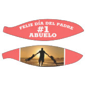 Abuelo #1 Feliz Dia Del Padre Aangepaste foto Basketbal (Panelen)