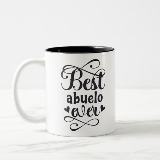 abuelo amigable sabiduria consacres felicidad tweekleurige koffiemok (Links)