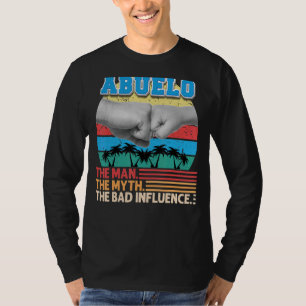 Abuelo de Man mythe de slechte invloed vader dag D T-shirt