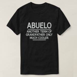 Abuelo Definition Funny Betekenis van opa opa Gift T-shirt