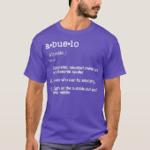 Abuelo Definition    TFunny Cool Cadeau Gift T-shirt (Voorkant)