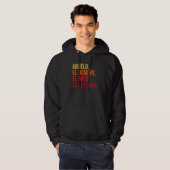 Abuelo El Hombre el Mito la leyenda in het Spaans  Hoodie (Voorkant volledig)
