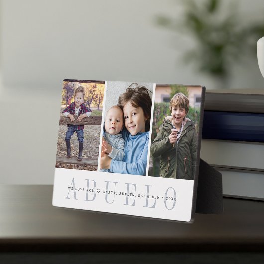 Abuelo | Foto-collage voor kleinkinderen Fotoplaat