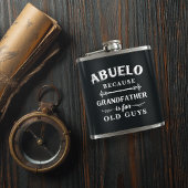 Abuelo | Funny Grandfather is voor oude jongens Heupfles