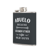 Abuelo | Funny Grandfather is voor oude jongens Heupfles (Links)