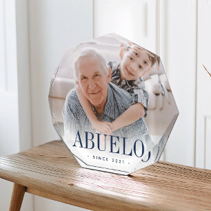 Abuelo Grandpa Jaar ingesteld Fotoblokken