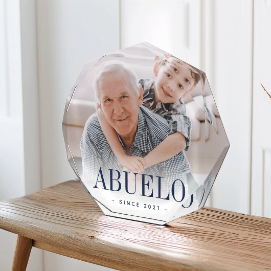 Abuelo Grandpa Jaar ingesteld Fotoblokken