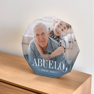 Abuelo Grandpa Jaar ingesteld Fotoblokken