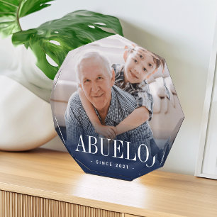 Abuelo Grandpa Jaar ingesteld Fotoblokken