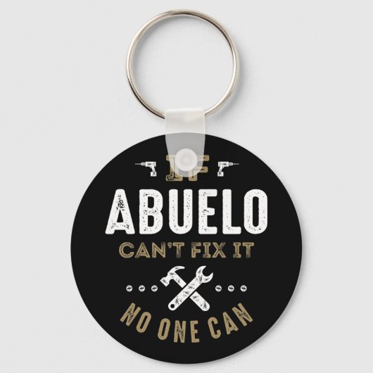 Abuelo kan het oplossen sleutelhanger (Voorkant)