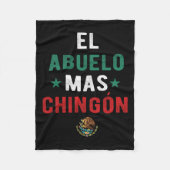 Abuelo Mas Chingon Spaanse leraren Vaderdag Gi Fleece Deken (Voorkant)