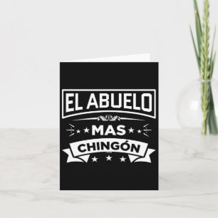 Abuelo Mas Chingon Spaanse Vaderdag Dia Del Pad Kaart
