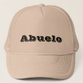 "Abuelo" (opa) Trucker Hat Pet (Voorkant)