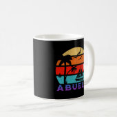Abuelo Retro Sunset Ocean Grootvader Koffiemok (Voorkant rechts)