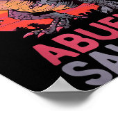 Abuelo-Saurus T-Rex Dino Dinosaur AbueloSaurus Poster (Hoek)