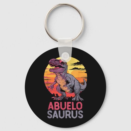 Abuelo-Saurus T-Rex Dino Dinosaur AbueloSaurus Sleutelhanger (Voorkant)