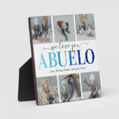 Abuelo Vaderdag Foto Collage Plaque Fotoplaat (Voorkant)