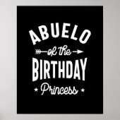 Abuelo van de Birthday Princess Poster (Voorkant)