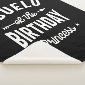 Abuelo van de Birthday Princess Sherpa Deken (3/4)