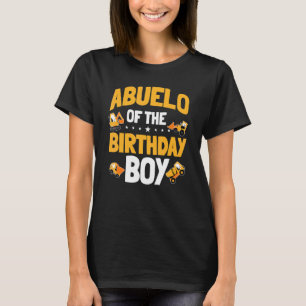 Abuelo van de verjaardag jongen bouwvakker BDA T-shirt