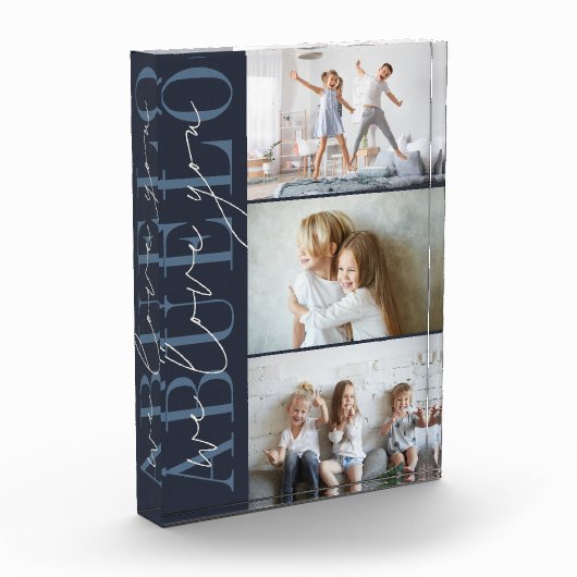 Abuelo We houden van je 3 Fotoblokken (Links)