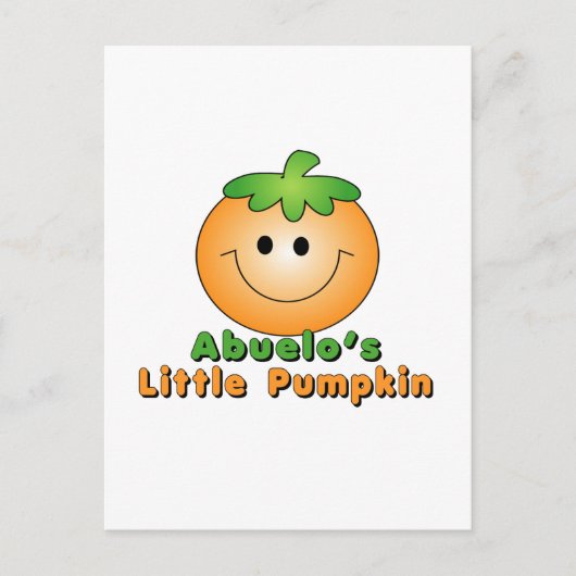 Abuelo's pompoen Abuelo Briefkaart (Voorkant)