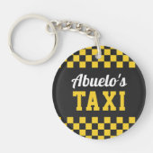 Abuelo's Taxi | Funny Grandfather Nickname Foto Sleutelhanger (Voorkant)